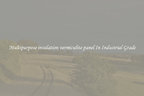 Multipurpose insulation vermiculite panel In Industrial Grade