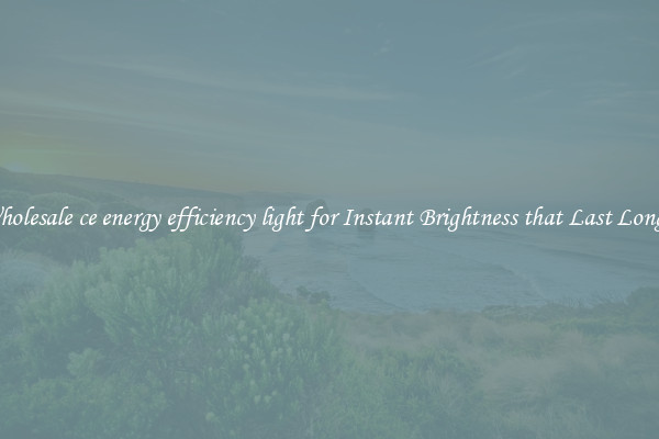 Wholesale ce energy efficiency light for Instant Brightness that Last Longer