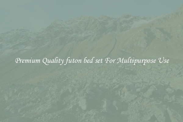 Premium Quality futon bed set For Multipurpose Use