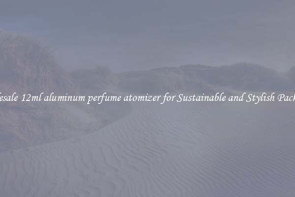 Wholesale 12ml aluminum perfume atomizer for Sustainable and Stylish Packaging