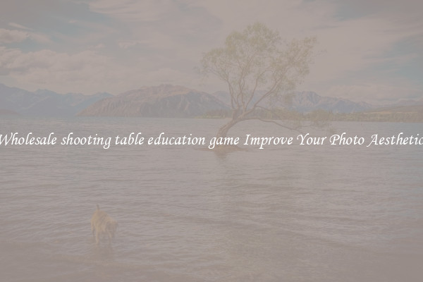 Wholesale shooting table education game Improve Your Photo Aesthetics