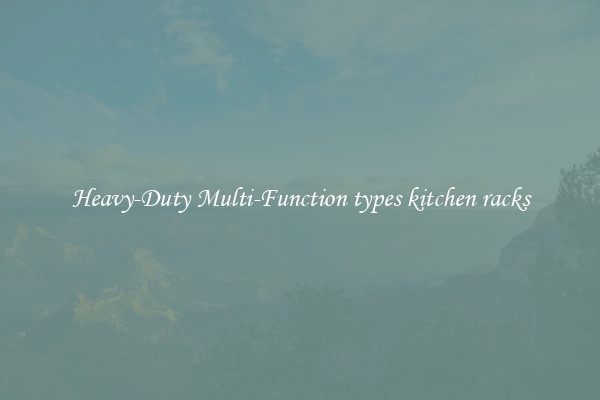 Heavy-Duty Multi-Function types kitchen racks