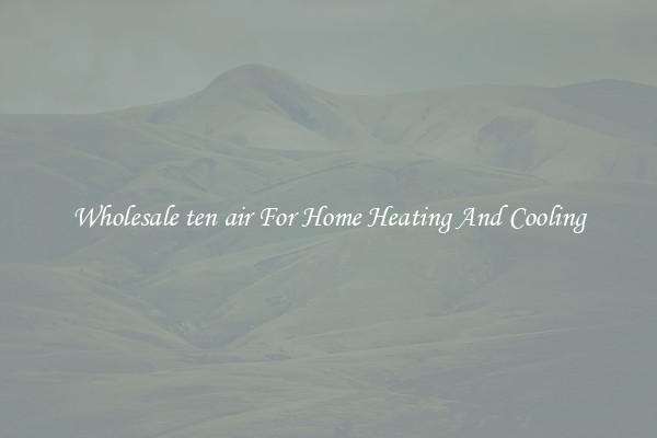 Wholesale ten air For Home Heating And Cooling