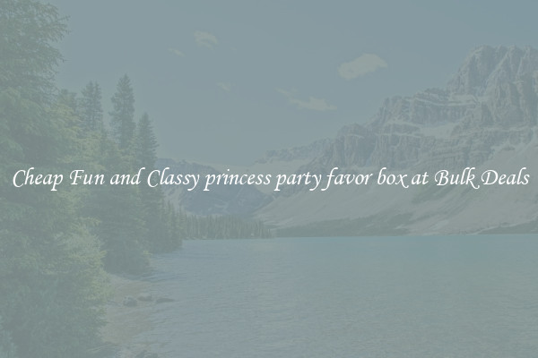 Cheap Fun and Classy princess party favor box at Bulk Deals